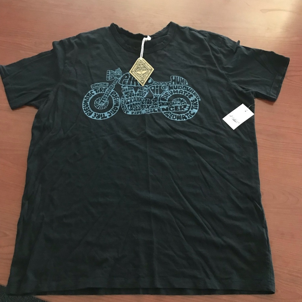NWT Lucky Brand x Johnson Motors Shirt